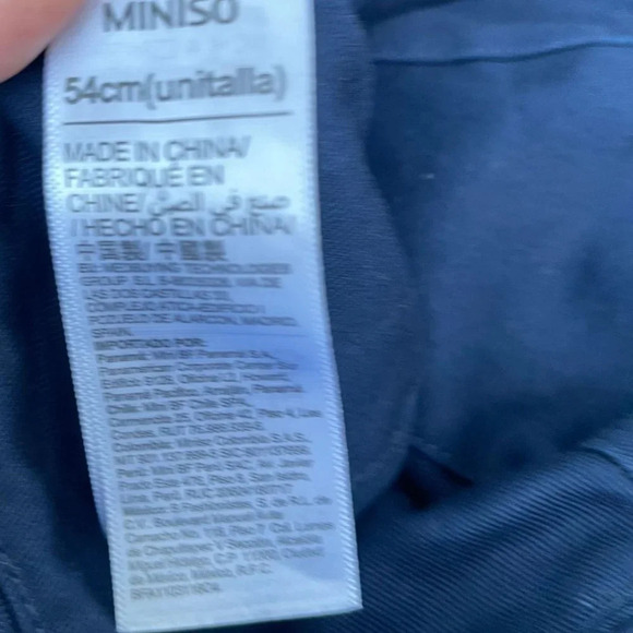 Disney Kids Miniso Minnie Mouse Hat Black Sz 3 to 4 Years Old - Picture 2 of 7